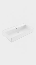 BOCCHI MILANO LAVABO 80 CM - PARLAK BEYAZ