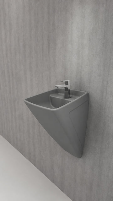 FIRENZE ASMA MONOBLOK LAVABO - MAT GRİ (1082-006-0126)
