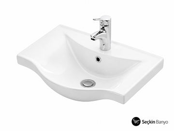 ETEJERLİ LAVABO 55 CM BASIC ESV-7055