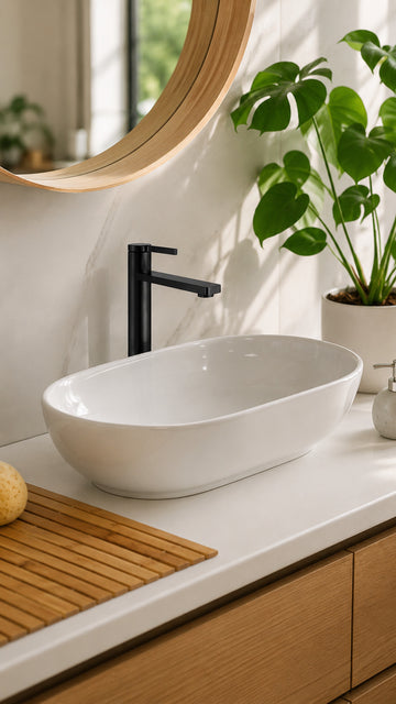 NEWARC BOLD ÇANAK TİPİ LAVABO BATARYASI - SİYAH