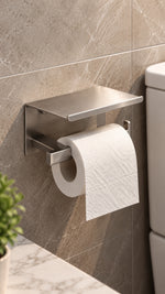 VALTEMO CABRIO PAPER HOLDER WİTH SHELF TUVALET KAĞ(VA-8325) - Küçük resim 2