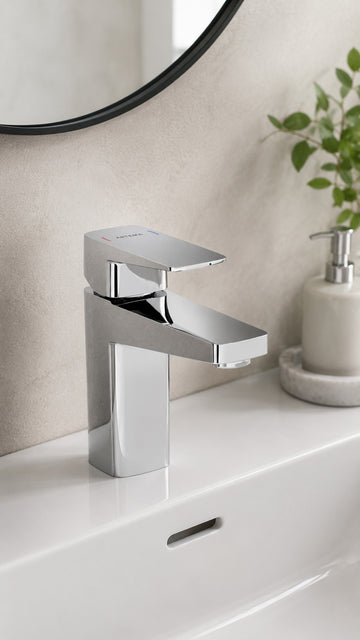 ARTEMA ROOT SQUARE LAVABO BATARYASI KROM