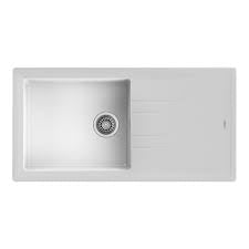 STONE TEK GÖZ GRANİT EVYE BEYAZ 100X50 (115330005)