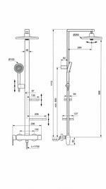 IDEAL CERAFLOW ALU+ DUŞ SİSTEMİ-SİLVER-APLİKE DUŞ - Küçük resim 2