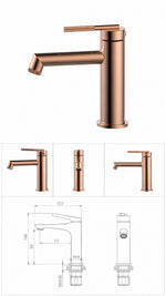 NEWARC OPERA LAVABO BATARYASI MAT BAKIR (985521S) - Küçük resim 5