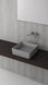  VESSEL KARE LAVABO 38X38 CM - MAT GRİ