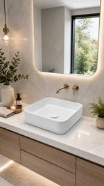 BOLD TEZGAHÜSTÜ LAVABO 40 CM BEYAZ (6740) - Küçük resim 2