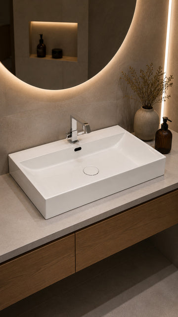 TEZGAH ÜSTÜ LAVABO 90 CM EDGE ESV-6490