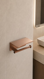VALTEMO BIBLOS 3'LÜ BANYO AKSESUAR SETİ - FIRÇALI BRONZ - Küçük resim 3