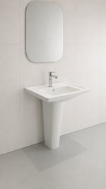 TAORMINA PRO ETAJERLİ LAVABO 66 CM - PARLAK BEYAZ - Küçük resim 2