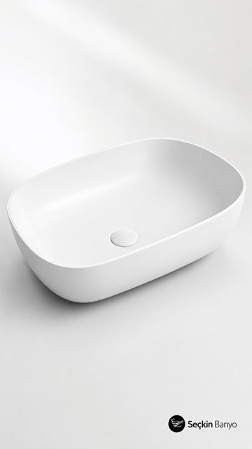 OUTLİNE  TV ÇANAK LAVABO CLEAN 63 CM  PARLAK BEYAZ (5993B403-0016)