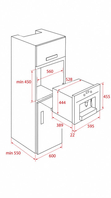 TEKA ANKASTRE KAHVAE MAKİNASI CLC 855 GM (111630004)