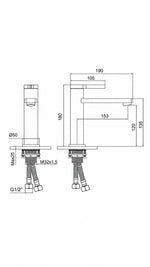 NEWARC BOLD LAVABO BATARYASI - SİYAH - Küçük resim 3