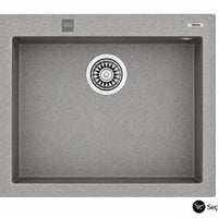 SQUARE 50*40 TEK GÖZ GRANİT EVYE GRİ (115230006)