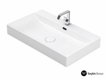TEZGAH ÜSTÜ LAVABO 90 CM EDGE ESV-6490