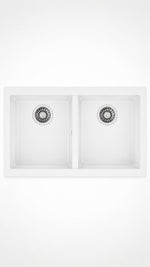 SQUARE ÇİFT GÖZLÜ TEZGAH ALTI GRANİT 76X43,5  EVYE GRİ (115260025) - Küçük resim 2