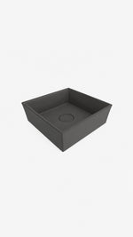 VESSEL KARE LAVABO 38X38 CM - MAT ANTRASİT (1173-020-0125) - Küçük resim 1