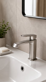 VALTEMO VALENTINI + BIGART 4'LÜ LAVABO, BANYO, EVİYE VE ROBOT DUŞ SETİ - FIRÇALI NİKEL - Küçük resim 7