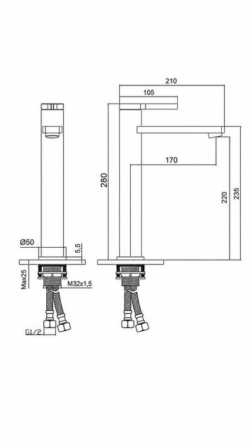 NEWARC BOLD ÇANAK TİPİ LAVABO BATARYASI - KROM