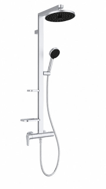 IDEAL CERAFLOW ALU+ DUŞ SİSTEMİ-SİLVER-APLİKE DUŞ