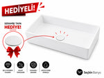 TEZGAH ÜSTÜ LAVABO 75*36 CM FLOPPY ESV-6075 - Küçük resim 1