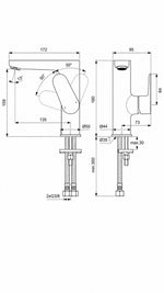 CERAFİNE GÖVDE LAVABO BATARYASI (BC555AA) - Küçük resim 4