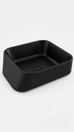 BOCCHI FIRENZE ÇANAK LAVABO - MAT SİYAH (1005-004-0125) - Küçük resim 1
