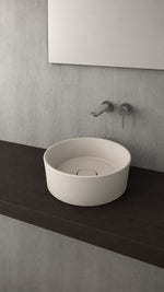 VESSEL YUVARLAK ÇANAK LAVABO 38 CM - MAT YASEMİN (1174-007-0125) - Küçük resim 2