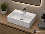 TEZGAH ÜSTÜ LAVABO 43*36 CM DAPHNE ESV-53708 - Küçük resim 2