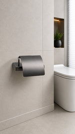 FLAT KAPAKLI TUVALET KAĞITLIĞI FÜME SATEN (BA1019 010 BBN) - Küçük resim 2