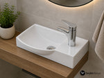 TEZGAHÜSTÜ MİNİ LAVABO 32*45*25 LİTOS SOL ESV-4079 - Küçük resim 2