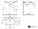 S20 TEZGAH ALTI LAVABO 53*41 CM (5339B003-0012) - Küçük resim 3