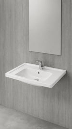 TAORMINA PRO ETAJERLİ LAVABO 66 CM - PARLAK BEYAZ - Küçük resim 3
