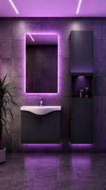 BASIC ETEJERLİ LAVABO BEYAZ (7065) - Küçük resim 2
