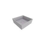 VESSEL KARE LAVABO 38X38 CM - MAT GRİ - Küçük resim 1