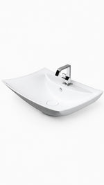 VITALE TEZGAH ÜSTÜ LAVABO BEYAZ (4660) - Küçük resim 1