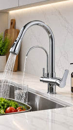 NEWARC NEWART SPİRALLİ ARITMALI EVYE BAT.KROM - Küçük resim 2