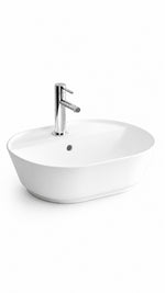 VİTRA GEO OVAL ÇANAK LAVABO DELİKLİ BEYAZ(7428B003-0001) - Küçük resim 3