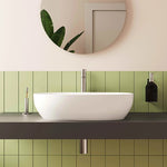 OVAL QUTLİNE ÇANAK LAVABO 60 CM PARLAK BEYAZ (5995B403-0016) - Küçük resim 4
