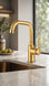 STELLO BRUSHED GOLD LAVABO BATARYASI MEDIUM (VM-1404)