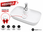 TEZGAH ÜSTÜ LAVABO 60*40 CM PREMIUM CLASS ESV-16260 - Küçük resim 1