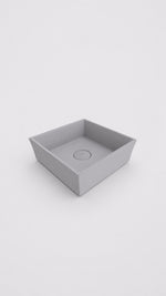 VESSEL KARE LAVABO 38X38 CM - MAT GRİ - Küçük resim 2