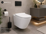 INTEGRA ROUND RİM-EX ASMA KLOZET BEYAZ (87041L003-0090) - Küçük resim 2