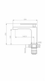 NEWARC ZETA LAVABO BATARYASI - SİYAH/PARLAK BAKIR - Küçük resim 3
