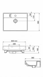 ETEJERLİ LAVABO 38*60 CM PARLA LAPINO - Küçük resim 3