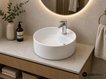TEZGAH ÜSTÜ LAVABO 43CM  DEEP CRYPTO ESV-16643