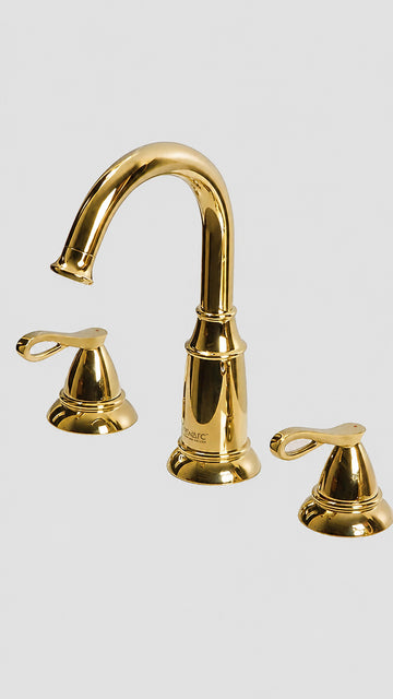 NEWARC GOLDEN 3 DELİKLİ LAVABO BATARYASI - ALTIN