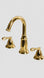 NEWARC GOLDEN 3 DELİKLİ LAVABO BATARYASI - ALTIN