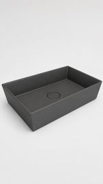 VESSEL DİKDÖRTGEN LAVABO 56X38 CM -MAT ANTRASİT (1172-020-0125) - Küçük resim 1