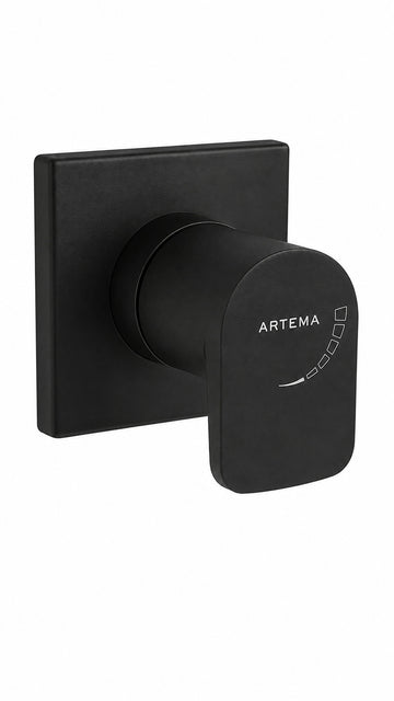 ARTEMA ANKASTRE STOP VALF (SIVA ÜSTÜ GRUBU) SİYAH